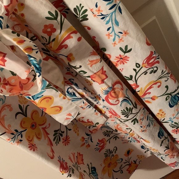 NWT Croft & Barrow beautiful floral fit&flare button up dress w/pockets size 3x - Picture 5 of 14